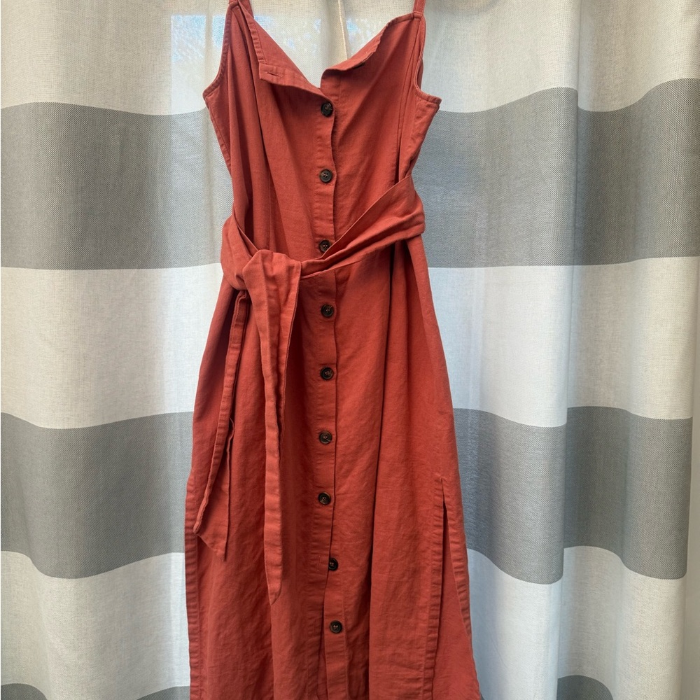 MPD Rust Button-Up Dress